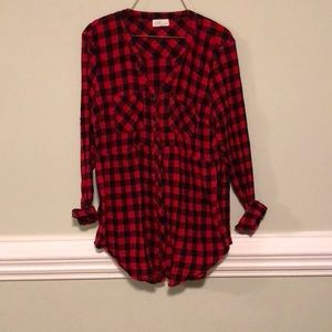 Baby doll Buffalo check flannel